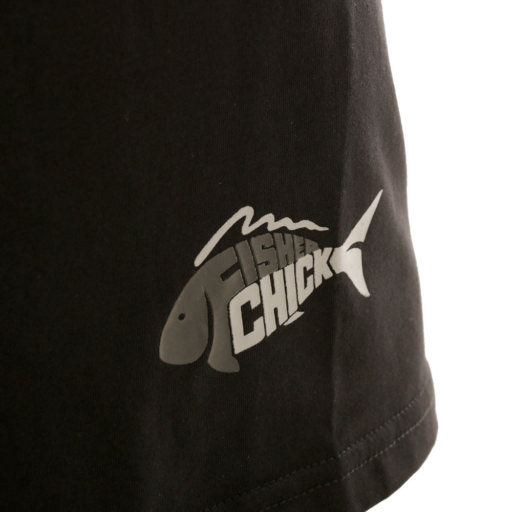 Fisherchick Te Moko Marlin Womens Singlet Black Small