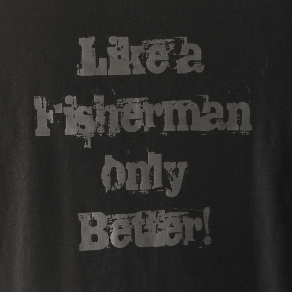 Fisherchick Slogan Womens Long Sleeve Shirt Black XS