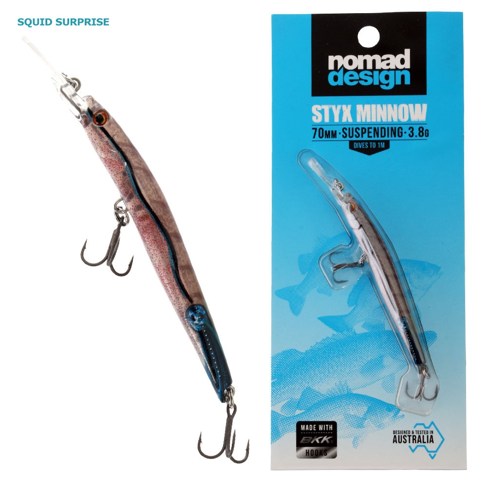 Nomad Design Styx Minnow Lure 70mm 3.8g