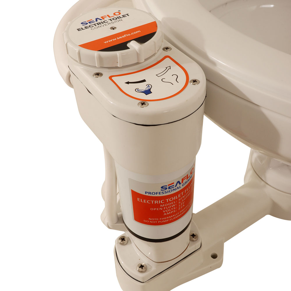 Seaflo Electric Conversion Marine Toilet Regular 12V