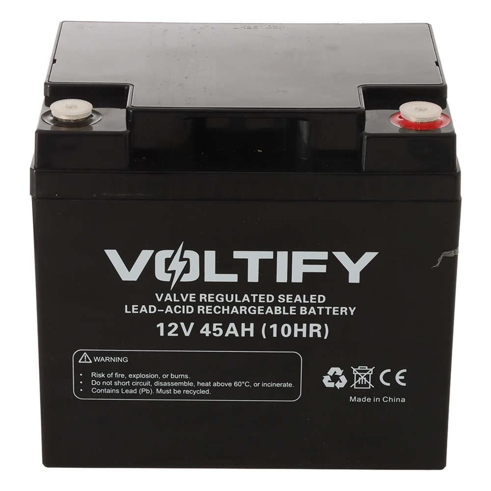 Voltify Deep Cycle Sealed Lead-Acid SLA Rechargeable Battery 12V 45Ah