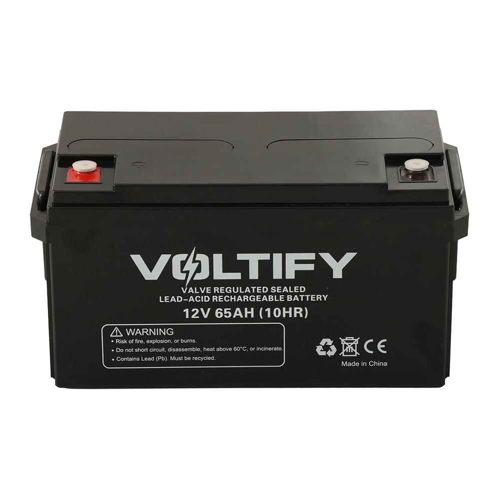 Voltify Deep Cycle Sealed Lead-Acid SLA Rechargeable Battery 12V 65Ah