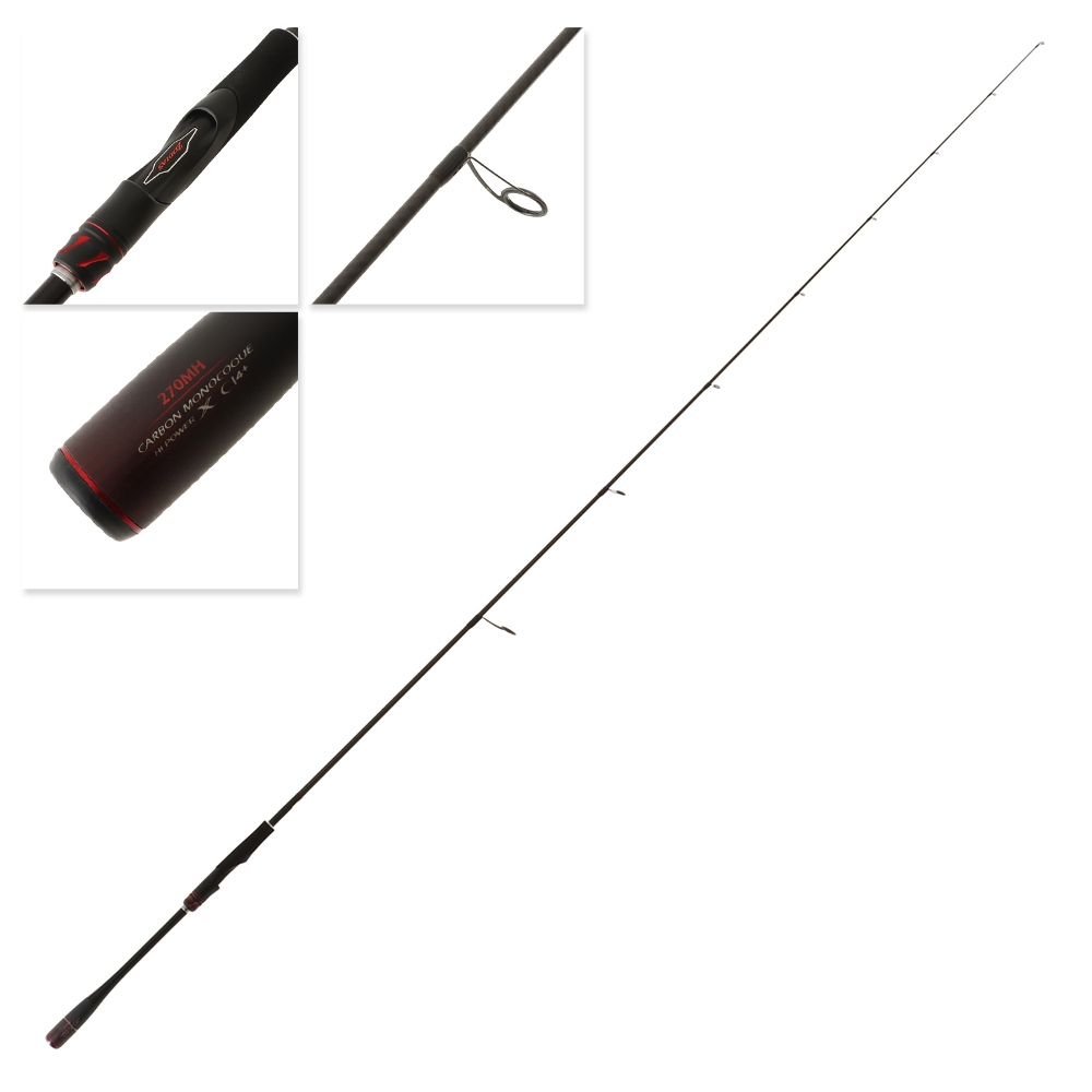 Shimano Zodias 270MH Med Heavy Spinning Soft Bait Rod 7ft 6-12lb 2pc