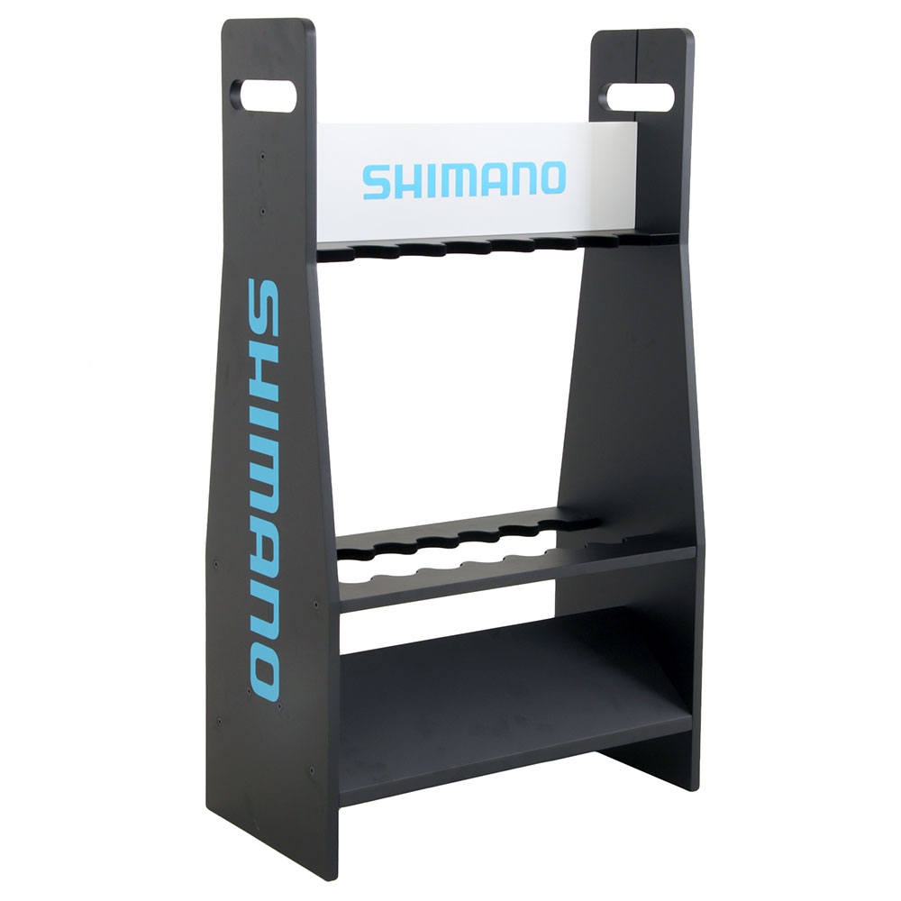 Shimano Rod Rack 26pc Matte Black/White