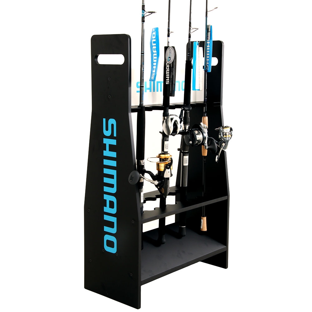 Shimano Rod Rack 26pc Matte Black/White