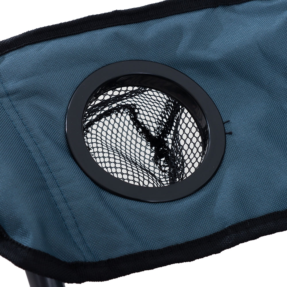 Coleman King Size Cooler Arm Chair Wide Blue