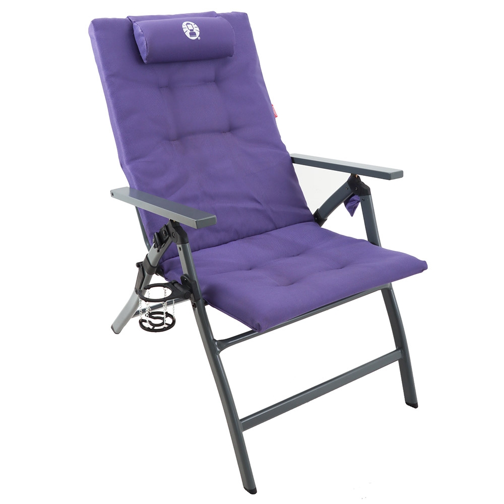 Coleman Aurora 5 Position Folding Chair Purple