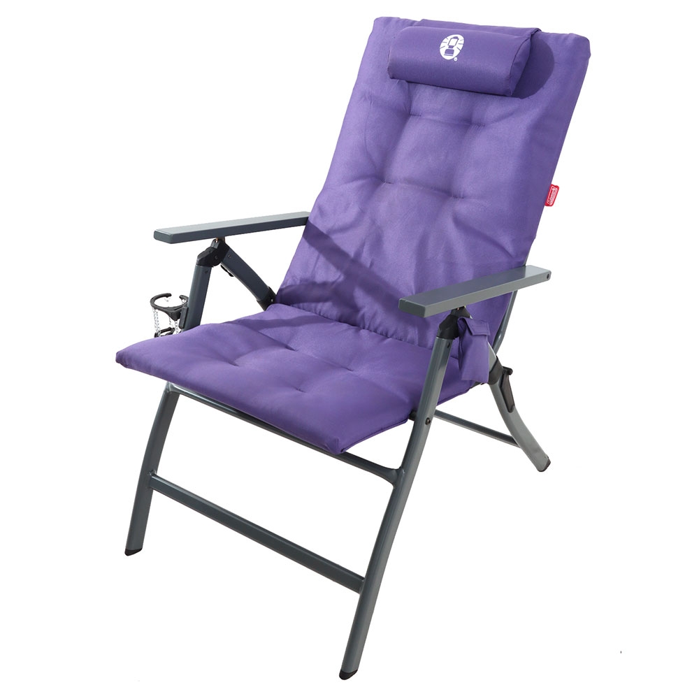 Coleman Aurora 5 Position Folding Chair Purple