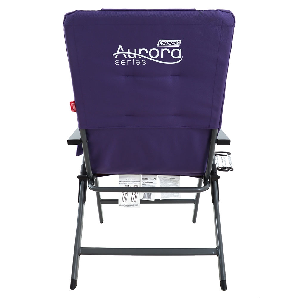 Coleman Aurora 5 Position Folding Chair Purple