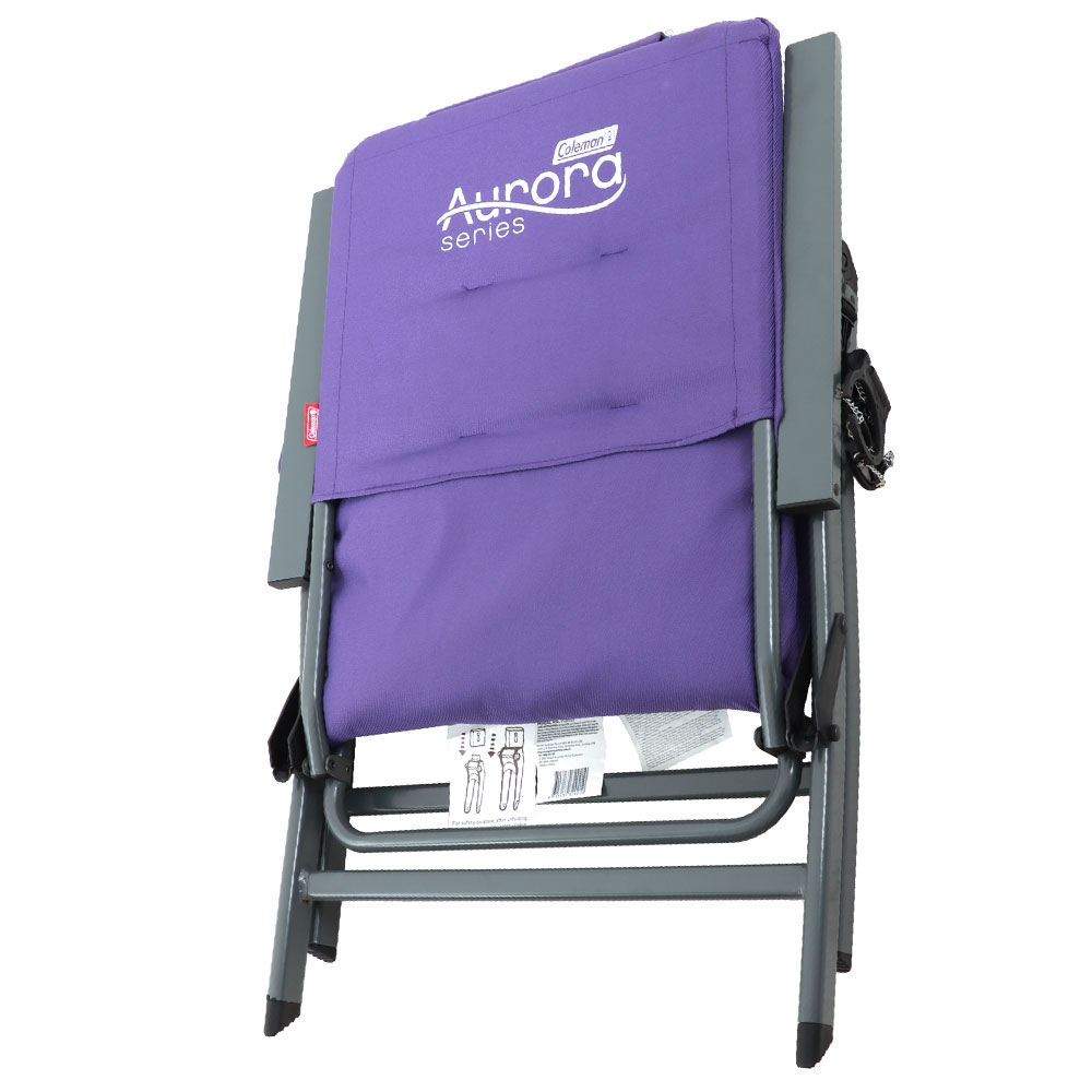 Coleman Aurora 5 Position Folding Chair Purple