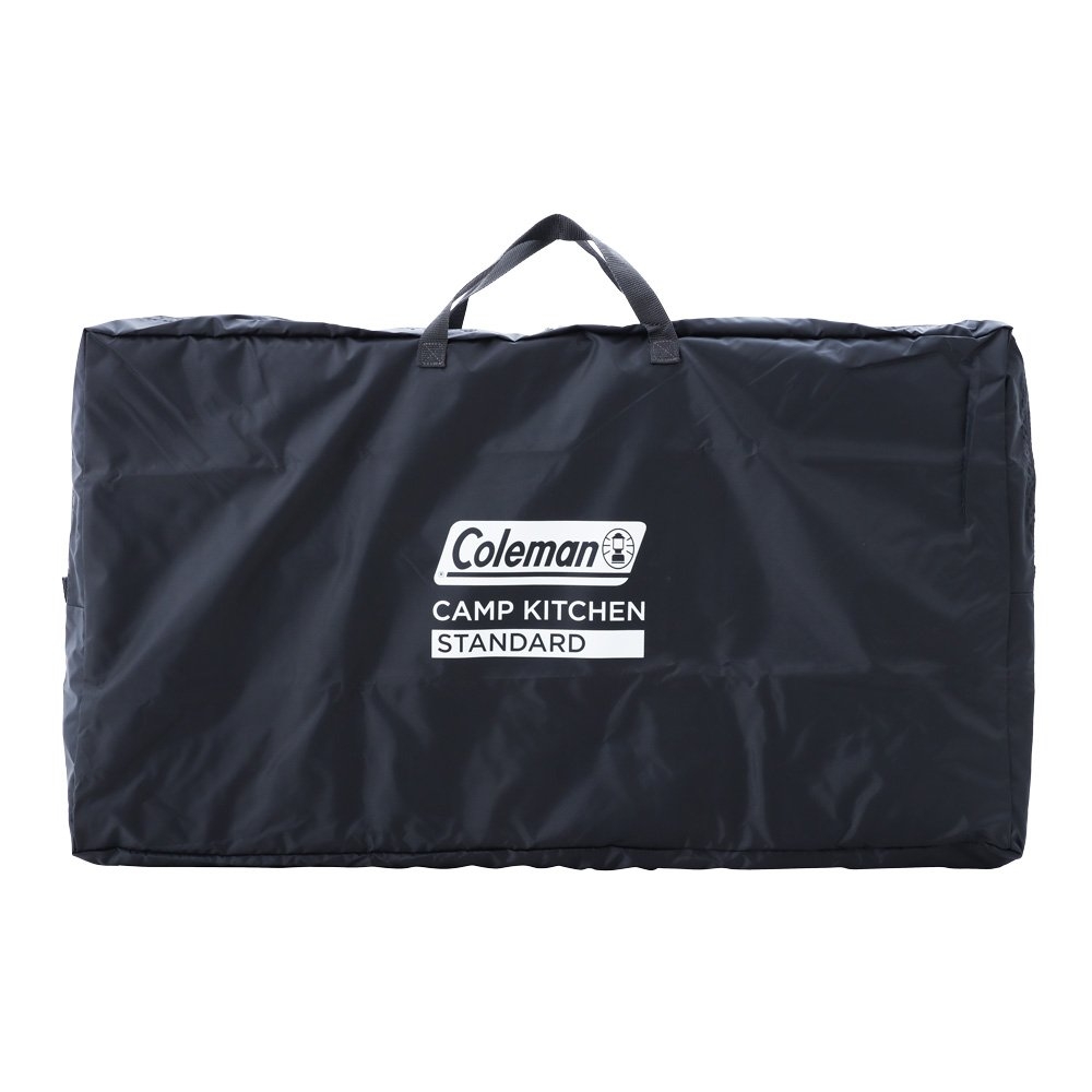 Coleman Folding Camping Outdoors Kitchen Table and Cooking Station with Shelf