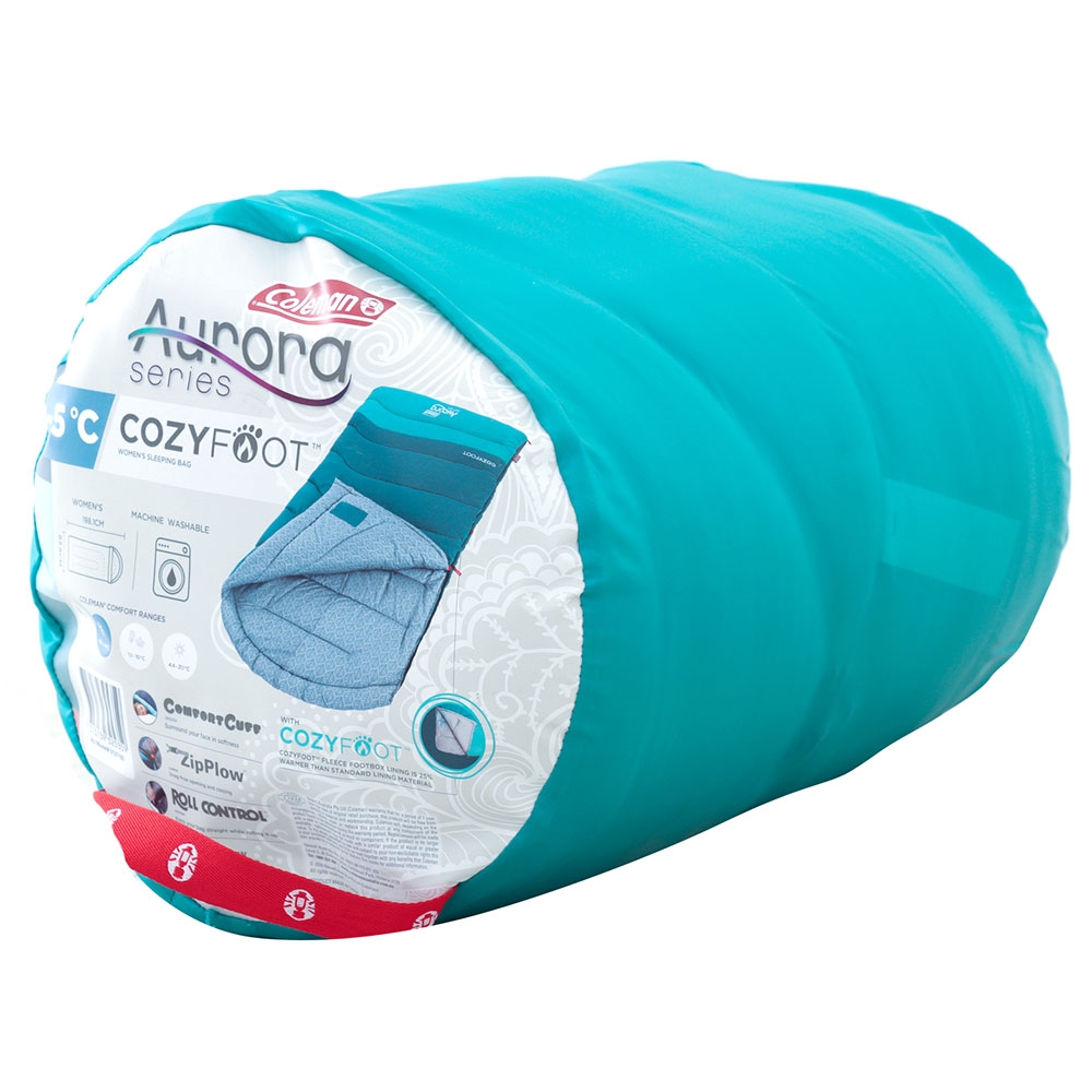 Coleman Aurora -5C Sleeping Bag Teal