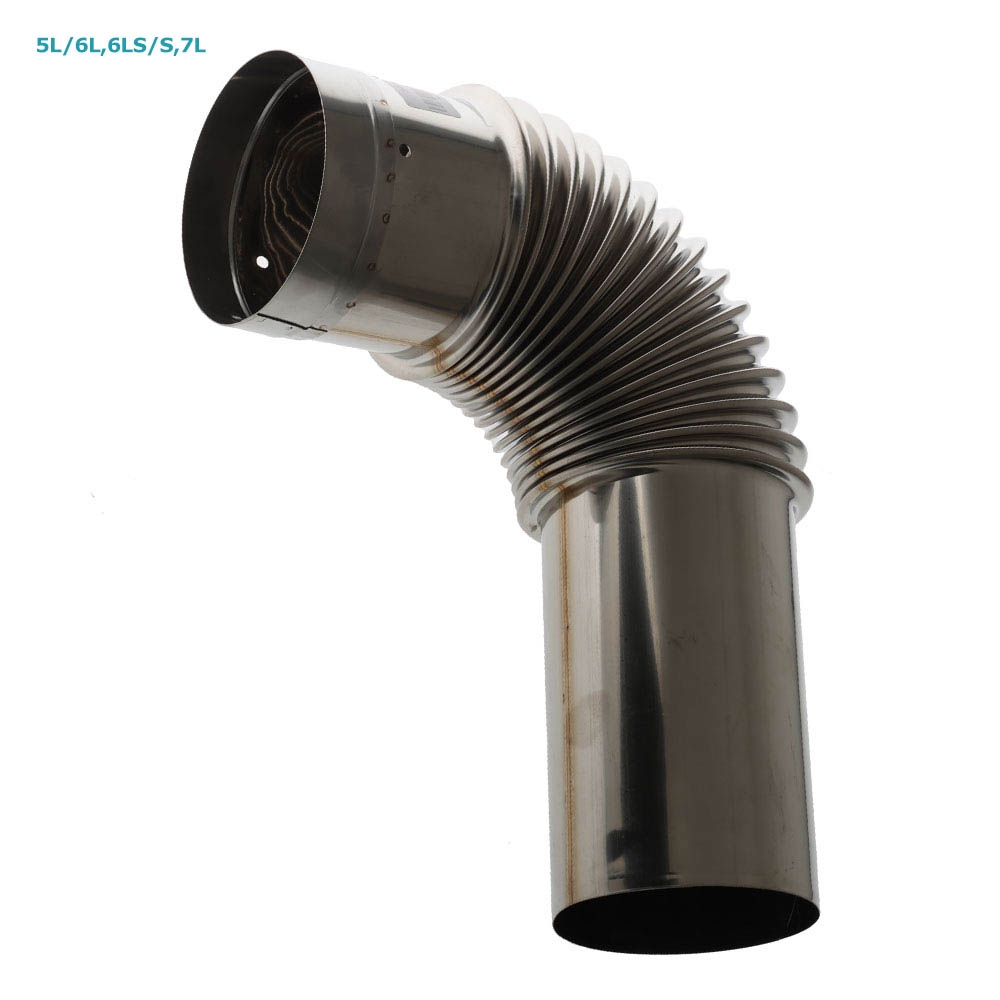 Challenger 90 Degree Elbow Flue Kit with Extension for Califont Heaters