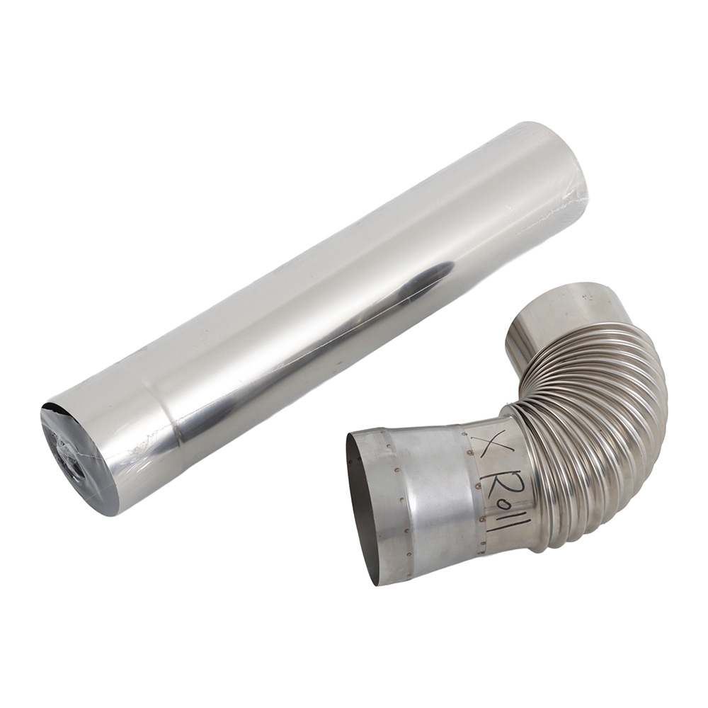 Challenger Straight Flue Kit with Extension for 10L/12L CE Califont Heaters 115mm