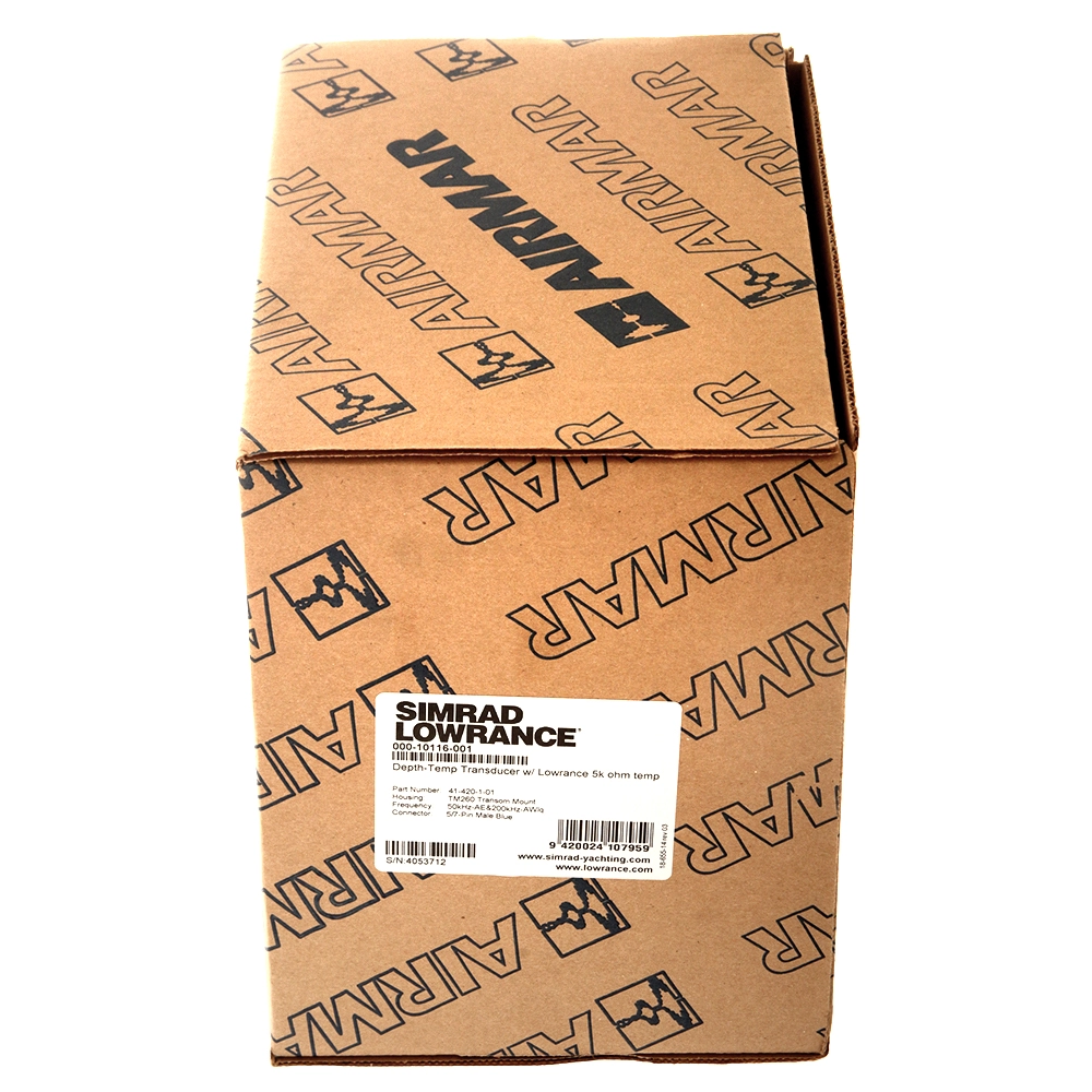 Airmar TM260 Transom Mount Transducer 1kW 50/200kHz for Lowrance/Simrad Airmar TM260 Transom Mount Transducer 1kW 50/200kHz for Lowrance/Simrad