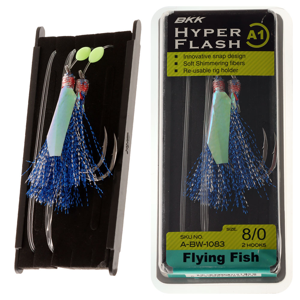 BKK Hyper Flash Flasher Rig A1 Flying Fish 8/0