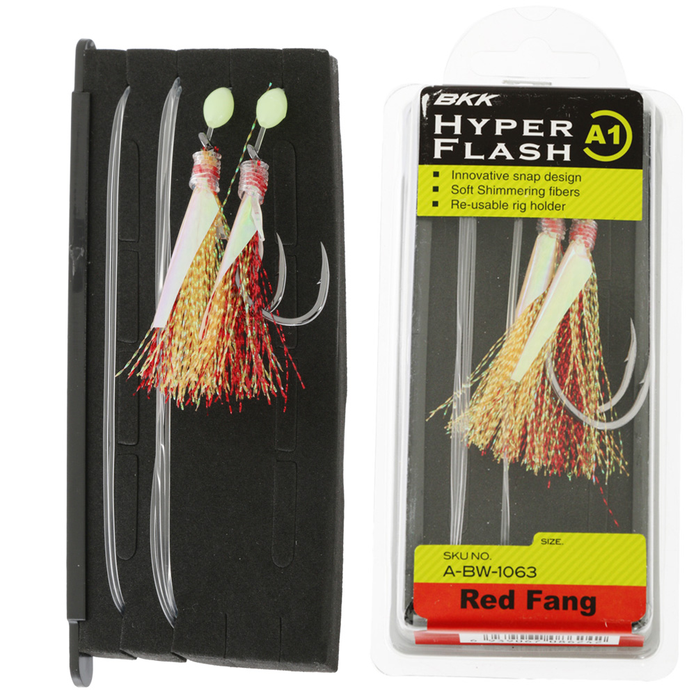 BKK Hyper Flash Flasher Rig A1 Red Fang 4/0