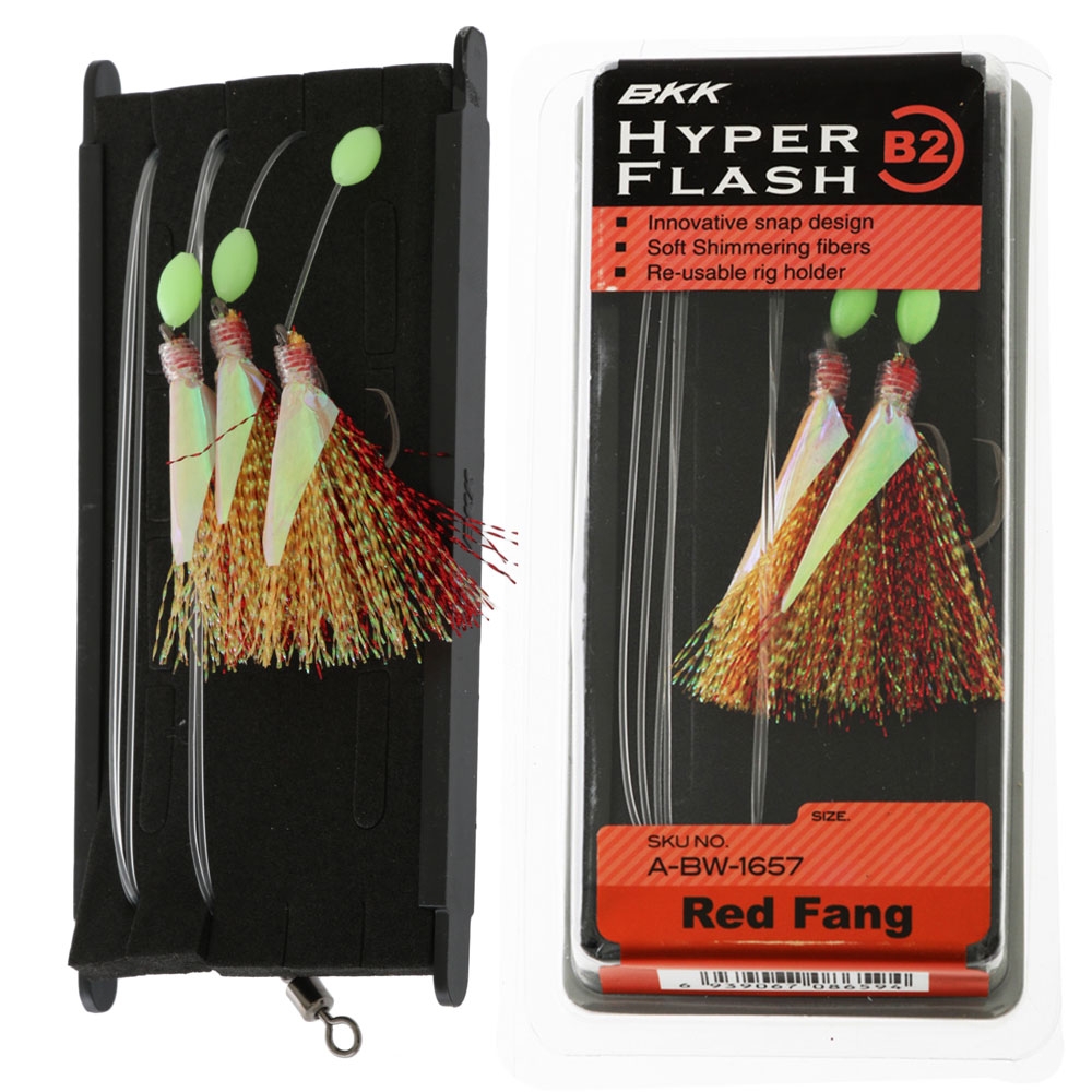 BKK Hyper Flash Flasher B2 Rig Red Fang 1/0