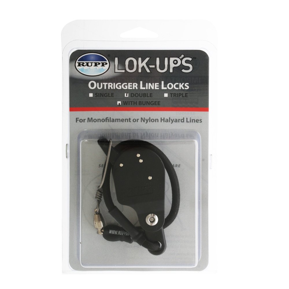 Rupp Lok-Up's Double Halyard Lock with Shock Cord