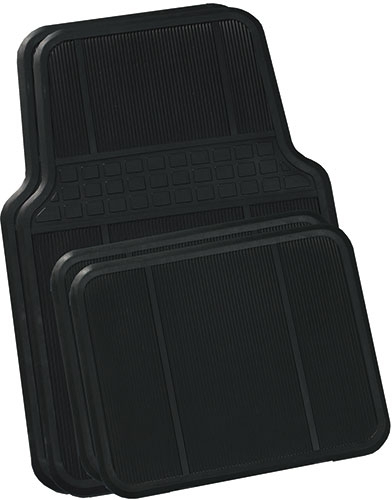 Wildcat 4-Star All Weather Rubber Floor Mat Set of 4 625mm x 425mm