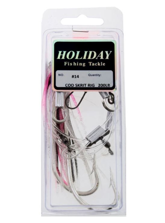 Holiday Heavy-Duty Cod Flasher Rig 200lb Tension #14
