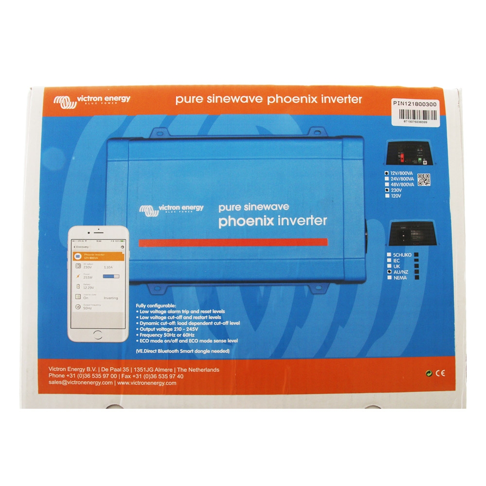 Victron Energy Phoenix Inverter 12/800 with VE.Direct AU/NZ Outlet