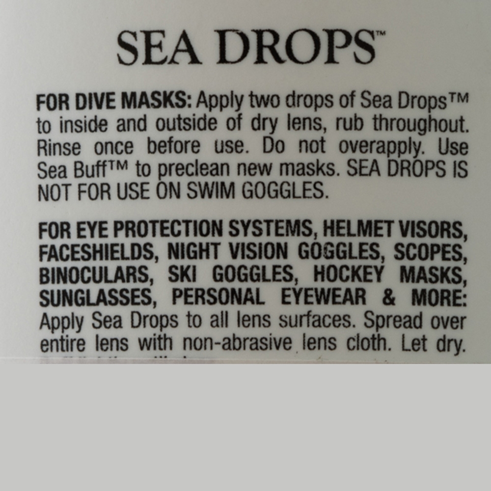 Gear Aid Sea Drops Anti-Fog and Lens Cleaner 1.25oz