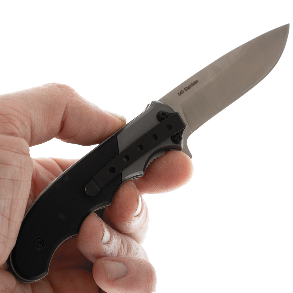 Ridgeline Aluman Closed Linerlock Folding Knife 8cm