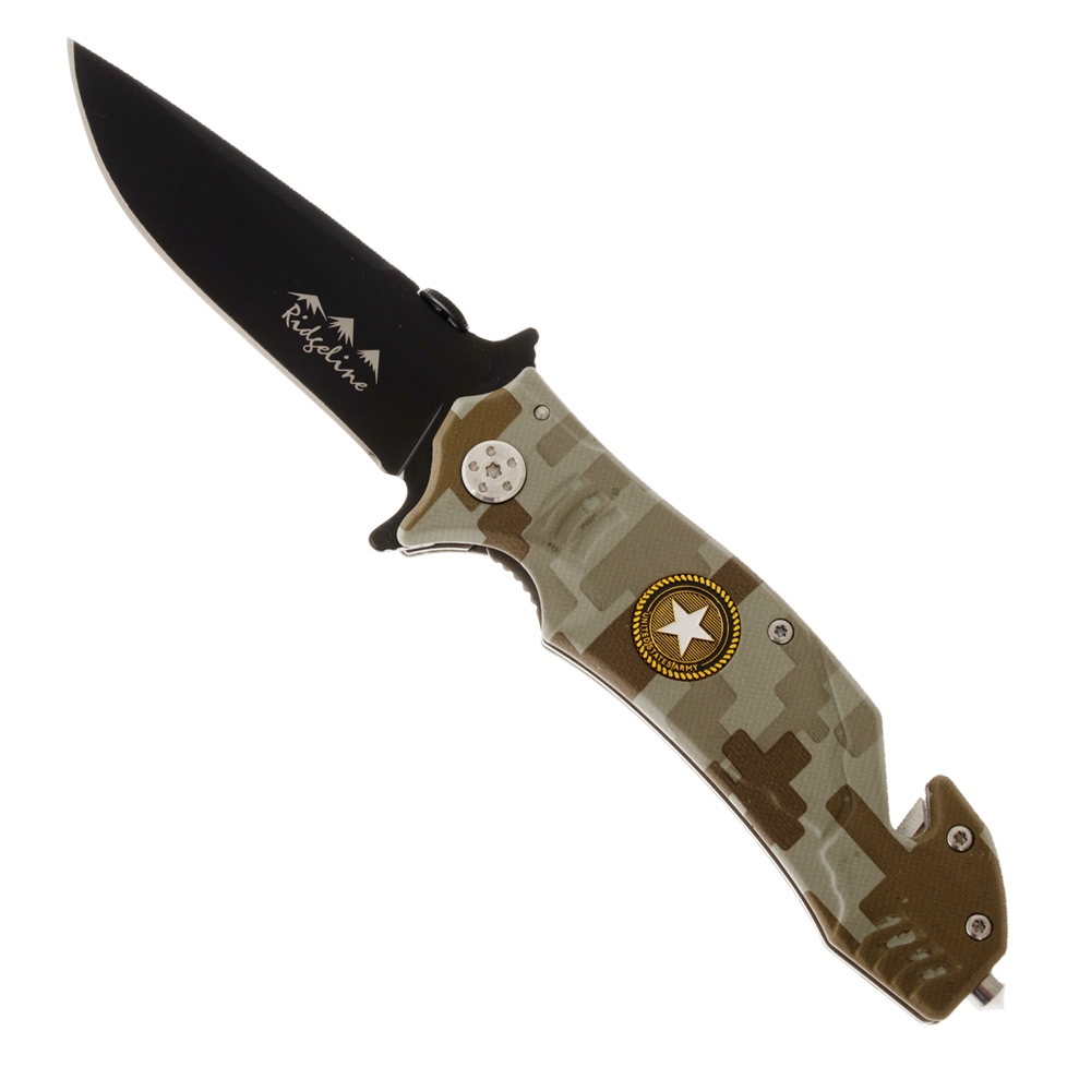 Ridgeline Mustang Closed Linerlock Folding Knife 9cm