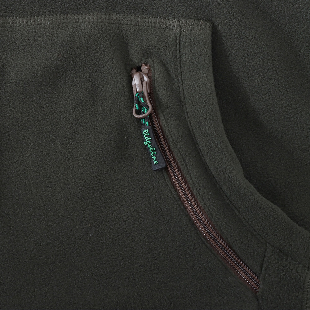 Ridgeline Ballistic Kids 280gsm Fleece Hoodie Olive 6