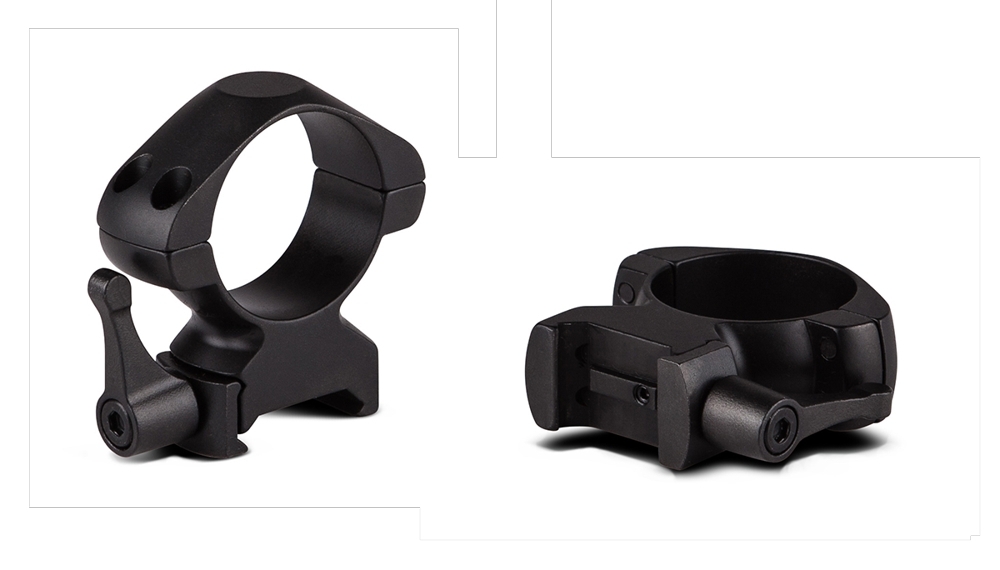 Konus Steel Quick Release Rings 25.4 High