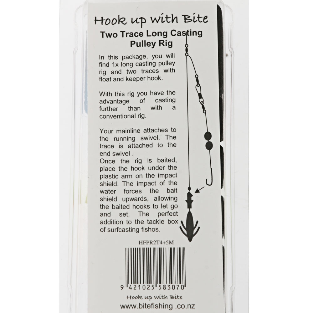 Bite Surfcasting Pulley Rig Bullet Float 4/0+5/0