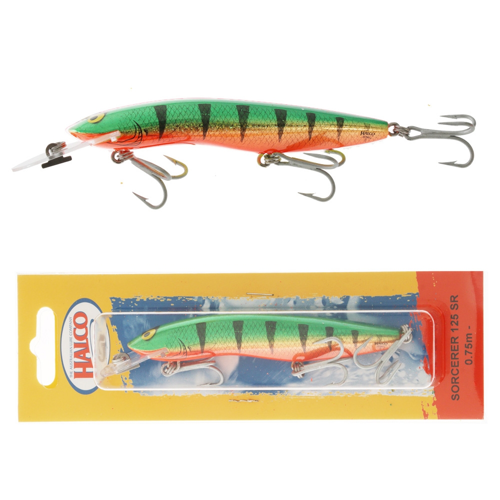 Halco Sorcerer Diving Lure 125mm 20g Golden Green