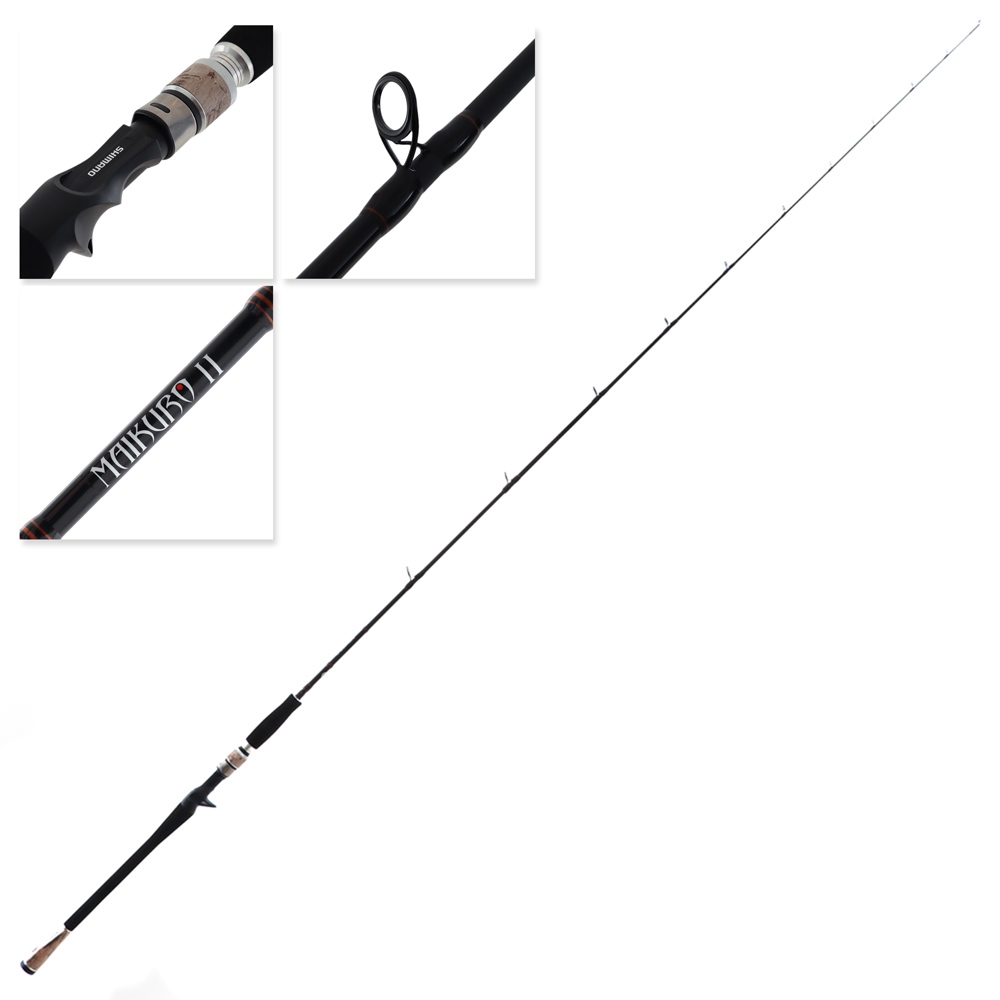 Shimano Maikuro II Slow Jig/Soft Bait Casting Rod 7ft 3-6kg 2pc