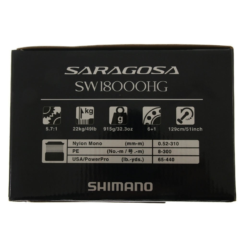 Shimano Saragosa 18000SW AHG Grappler BB Type C Heavy Topwater Combo 8ft 2in PE8 150g 2pc