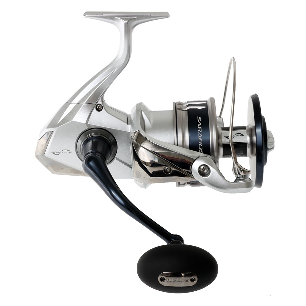 Shimano Saragosa 25000SW A Blackout Land Based Game Spin Combo 8ft 50-80lb 2pc