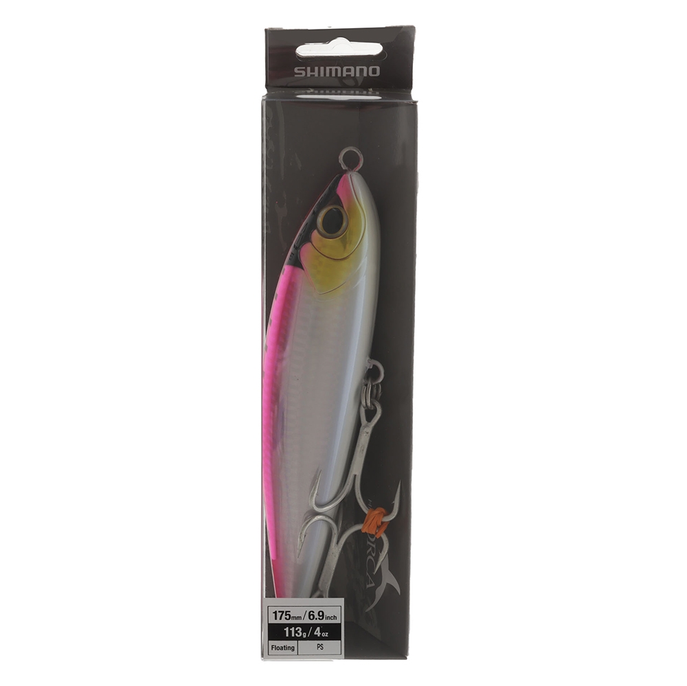 Shimano HD Orca Floating Stickbait 175mm 113g Pink Silver