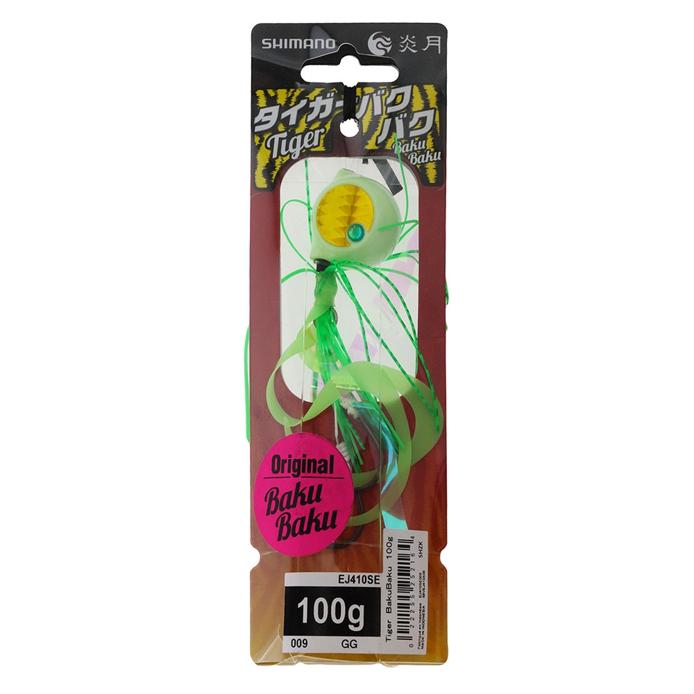Shimano Tiger Baku Baku Slider Jig 100g Glow