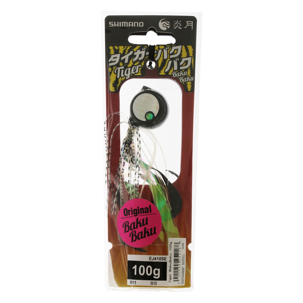 Shimano Tiger Baku Baku Slider Jig 100g Black/Silver