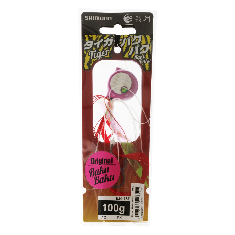 Shimano Tiger Baku Baku Slider Jig 100g UV Pink