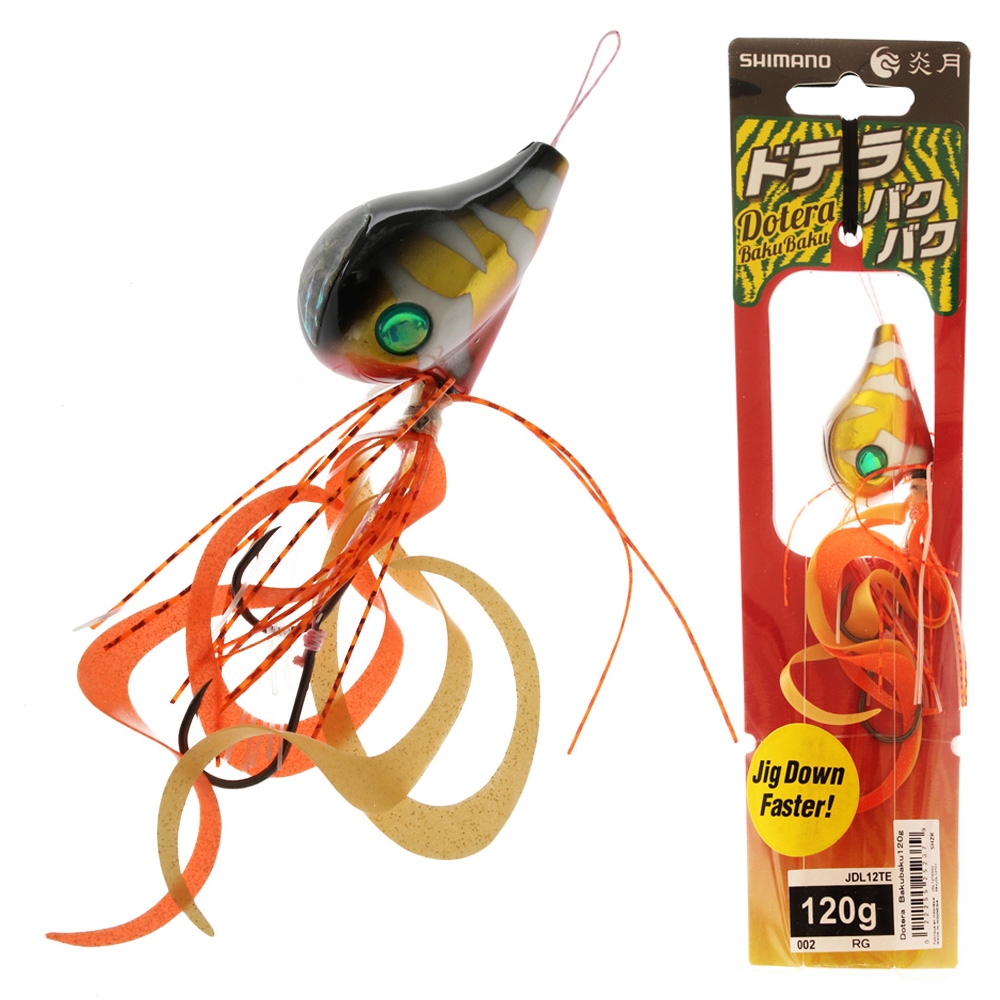 Shimano Dotera Baku Baku Lure 120g Red Gold Glow
