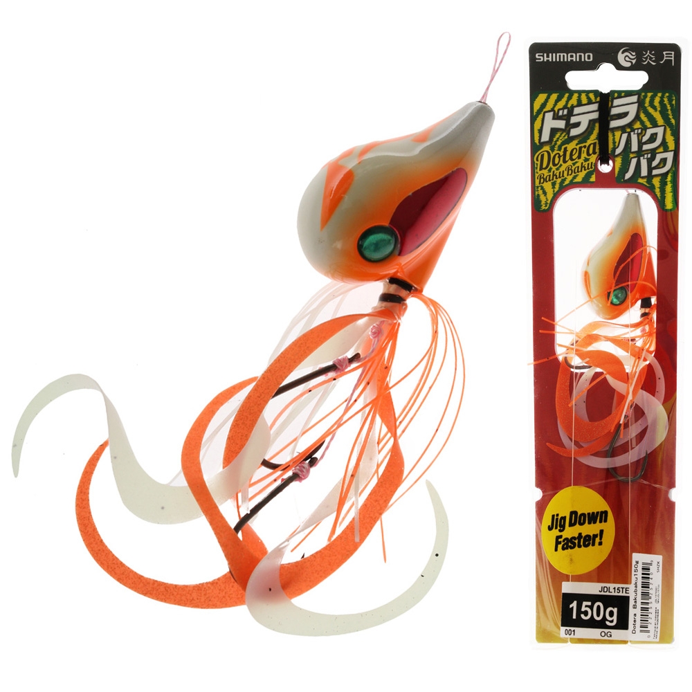Shimano Dotera Baku Baku Lure 150g Orange Glow