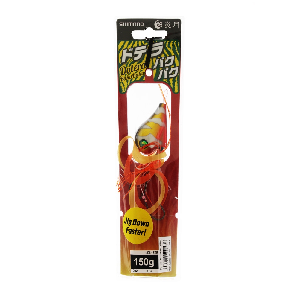 Shimano Dotera Baku Baku Lure 150g Red Gold Glow
