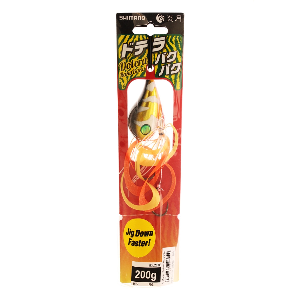 Shimano Dotera Baku Baku Lure 200g Red Gold Glow