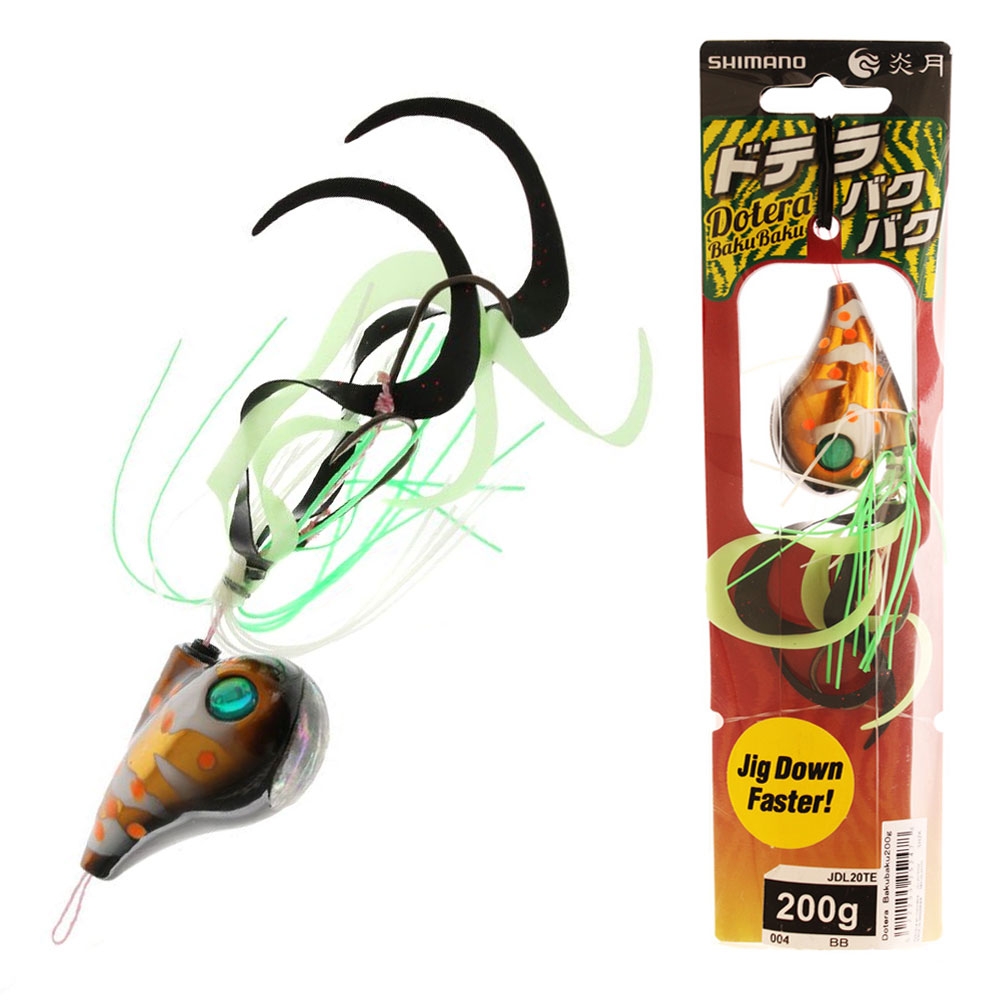Shimano Dotera Baku Baku Lure 200g Black Glow