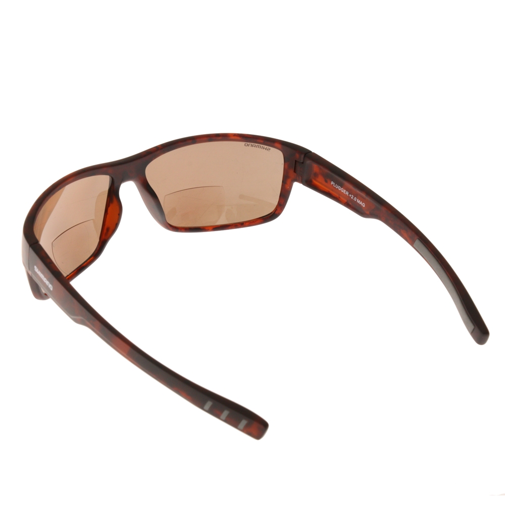 Shimano Plugger Sunglasses +2.0 Mag Tortoise Shell/Brown