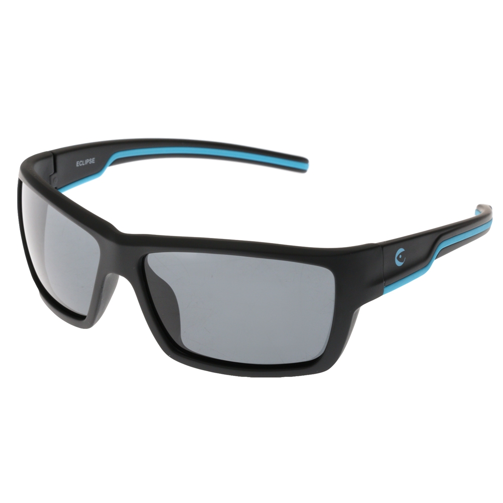 Shimano Eclipse Youth Polarised Sunglasses Black/Smoke