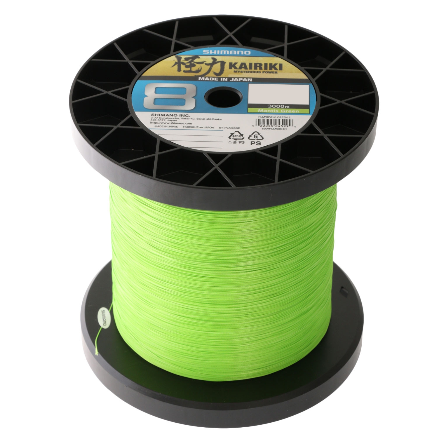 Shimano Kairiki 8 Braid Mantis Green 3000m 80lb