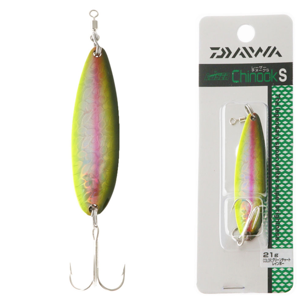 Daiwa Laser Chinook S Trout Lure 21g GC/Rainbow