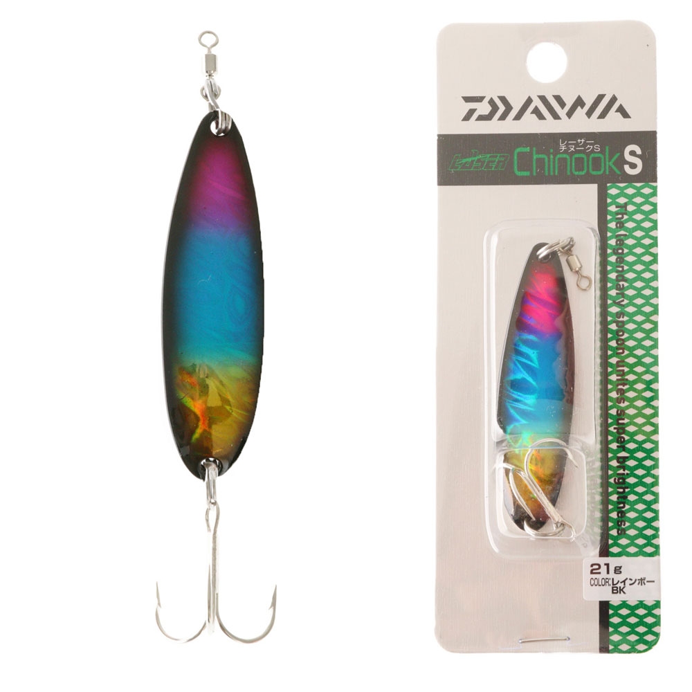 Daiwa Laser Chinook S Trout Lure 21g Rainbow/BK